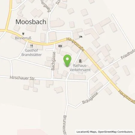 Standortübersicht der Tankstelle Mer Germany GmbH in 92709 Moosbach