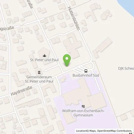 Standortübersicht der Tankstelle Stadtdienste Schwabach GmbH in 91126 Schwabach