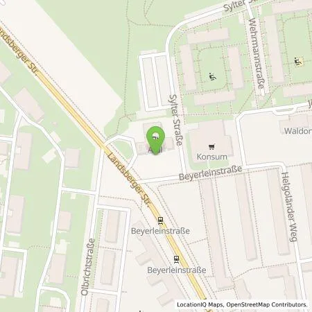 Standortübersicht der Tankstelle Stadtwerke Leipzig GmbH in 04157 Leipzig