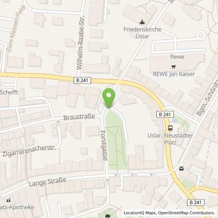 Standortübersicht der Tankstelle Stadt Uslar in 37170 Uslar