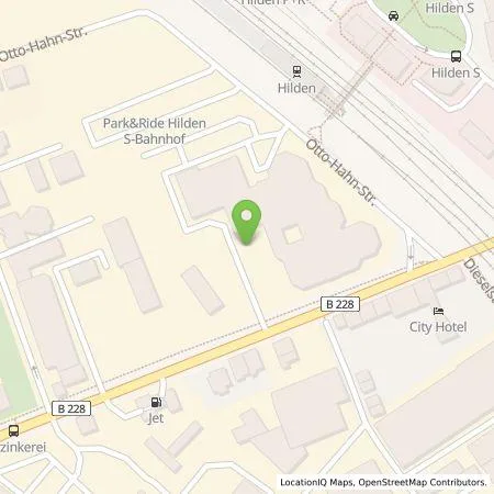 Standortübersicht der Tankstelle Procar Automobile Düsseldorf GmbH in 40721 Hilden