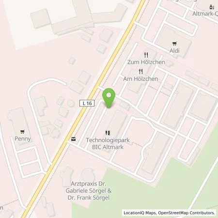 Standortübersicht der Tankstelle Stadtwerke Stendal GmbH in 39576 Stendal