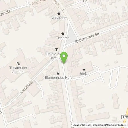 Standortübersicht der Tankstelle Stadtwerke Stendal GmbH in 39576 Hansestadt Stendal