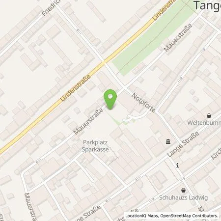 Standortübersicht der Tankstelle Stadtwerke Stendal GmbH in 39590 Tangermünde