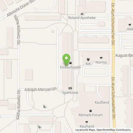 Standortübersicht der Tankstelle Stadtwerke Stendal GmbH in 39576 Hansestadt Stendal