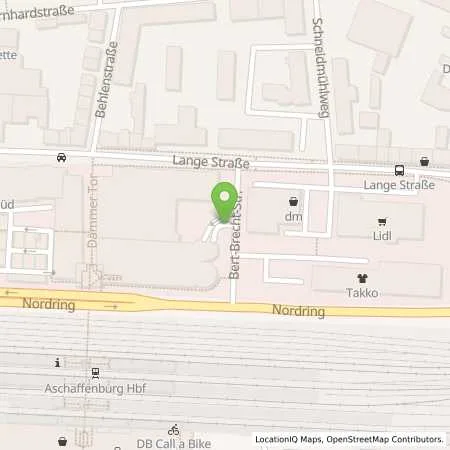 Standortübersicht der Tankstelle Aschaffenburger Versorgungs GmbH in 63741 Aschaffenburg