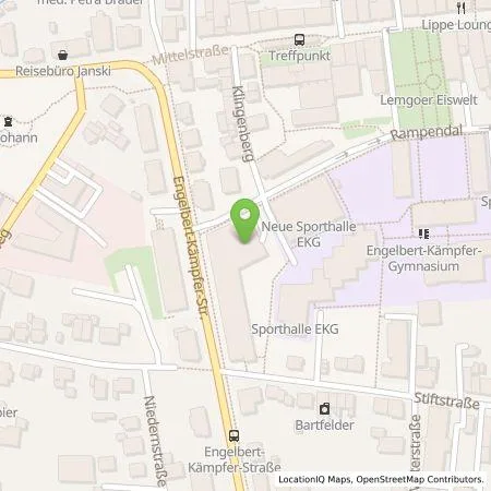 Standortübersicht der Tankstelle Stadtwerke Lemgo GmbH in 32657 Lemgo