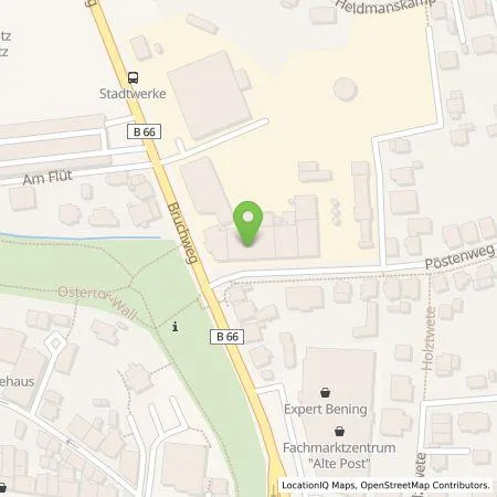 Standortübersicht der Tankstelle Stadtwerke Lemgo GmbH in 32657 Lemgo