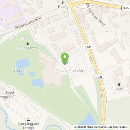 Standortübersicht der Tankstelle Stadtwerke Lemgo GmbH in 32657 Lemgo