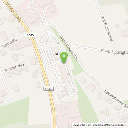 Standortübersicht der Tankstelle Hempelmann Tankstellen- und Waschstraßenbetriebe GmbH in 32120 Hiddenhausen