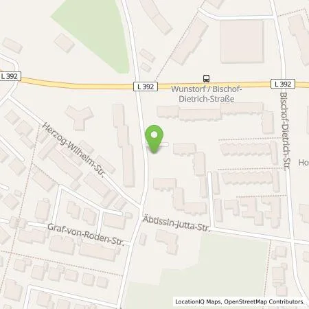 Standortübersicht der Tankstelle Stadtwerke Wunstorf GmbH & Co. KG in 31515 Wunstorf