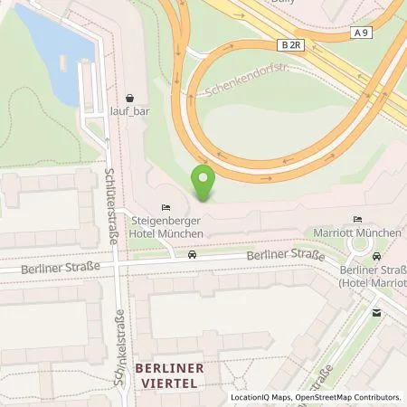 Standortübersicht der Tankstelle Wattif Europe GmbH in 80805 München