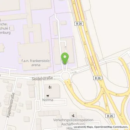 Standortübersicht der Tankstelle Aschaffenburger Versorgungs GmbH in 63741 Aschaffenburg