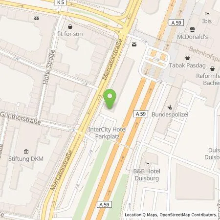 Standortübersicht der Tankstelle Wattif Europe GmbH in 47051 Duisburg