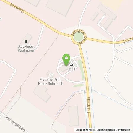 Standortübersicht der Tankstelle Shell Deutschland GmbH in 48465 Schüttorf