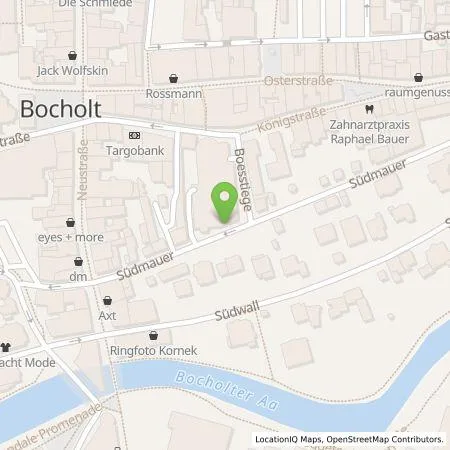 Standortübersicht der Tankstelle Bocholter Energie- und Wasserversorgung GmbH in 46397 Bocholt