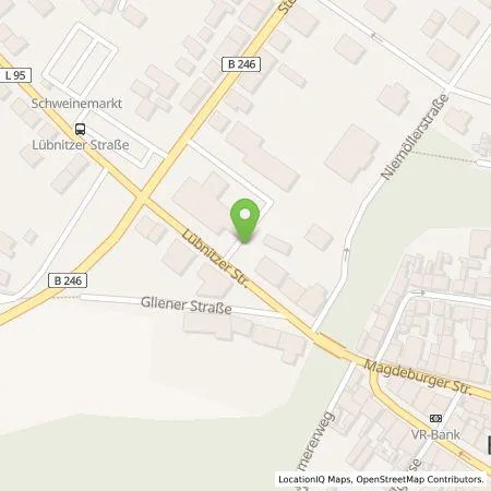 Standortübersicht der Tankstelle E.DIS AG in 14806 Bad Belzig