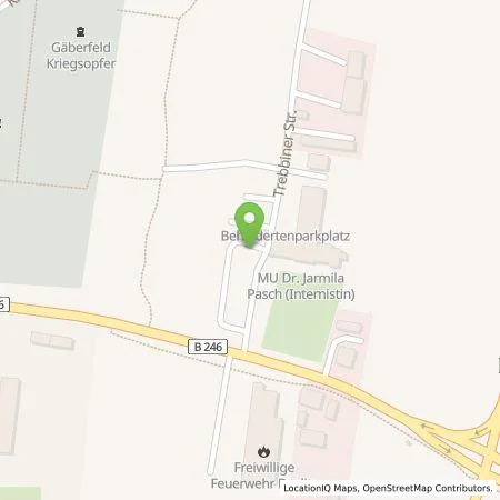 Standortübersicht der Tankstelle E.DIS AG in 14547 Beelitz