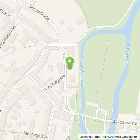 Standortübersicht der Tankstelle E.DIS AG in 17087 Altentreptow