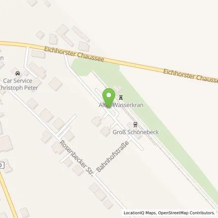 Standortübersicht der Tankstelle E.DIS AG in 16244 Schorfheide