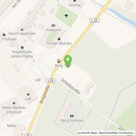 Standortübersicht der Tankstelle E.DIS AG in 15859 Storkow