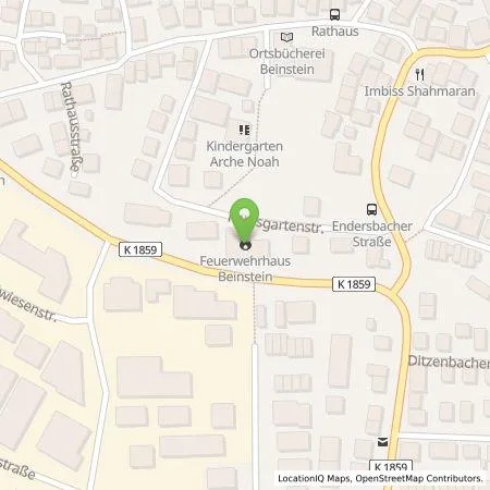 Standortübersicht der Tankstelle Nachhaltige Energielösungen Waiblingen GmbH in 71334 Waiblingen