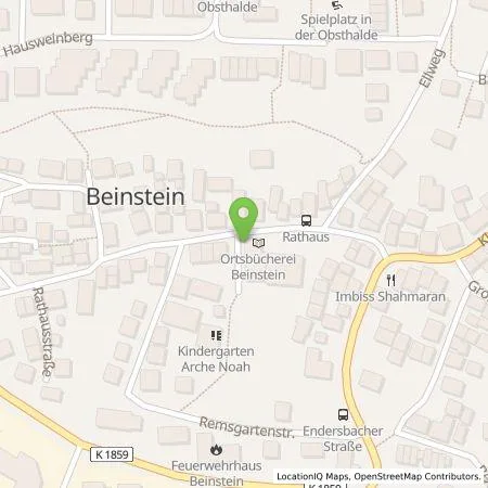 Standortübersicht der Tankstelle Nachhaltige Energielösungen Waiblingen GmbH in 71334 Waiblingen-Beinstein