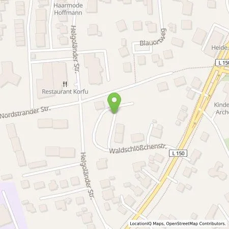 Standortübersicht der Tankstelle Leitungstiefbau Dithmarschen GmbH in 25746 Heide