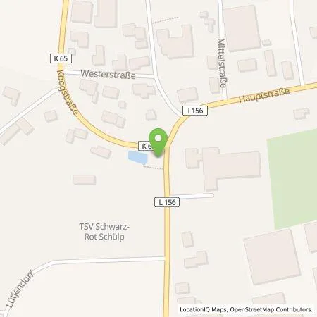 Standortübersicht der Tankstelle Leitungstiefbau Dithmarschen GmbH in 25764 Schülp