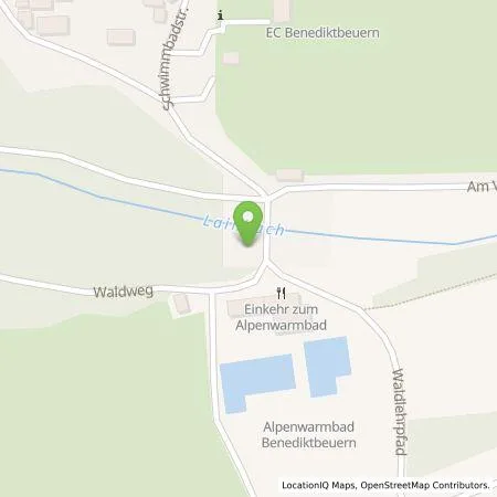 Standortübersicht der Tankstelle 17er Oberlandenergie GmbH in 83671 Benediktbeuern