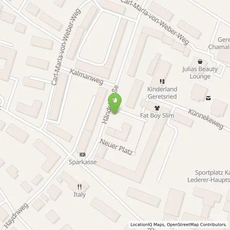 Standortübersicht der Tankstelle 17er Oberlandenergie GmbH in 82538 Geretsried