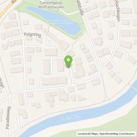 Standortübersicht der Tankstelle 17er Oberlandenergie GmbH in 82515 Wolfratshausen