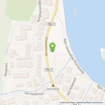 Standortübersicht der Tankstelle 17er Oberlandenergie GmbH in 83646 Wackersberg