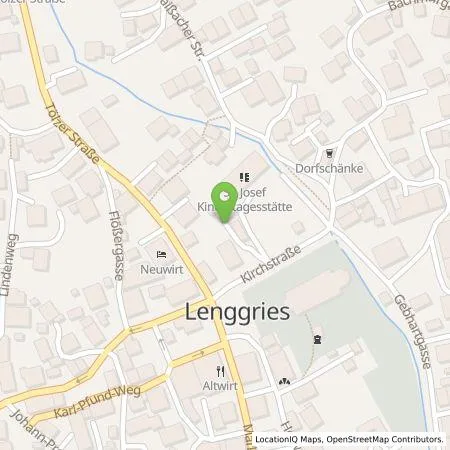 Standortübersicht der Tankstelle 17er Oberlandenergie GmbH in 83661 Lenggries
