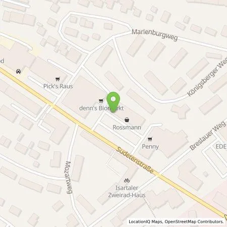 Standortübersicht der Tankstelle 17er Oberlandenergie GmbH in 82538 Geretsried