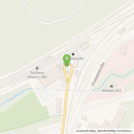 Standortübersicht der Tankstelle EWV Energie- und Wasser-Versorgung GmbH in 52222 Stolberg