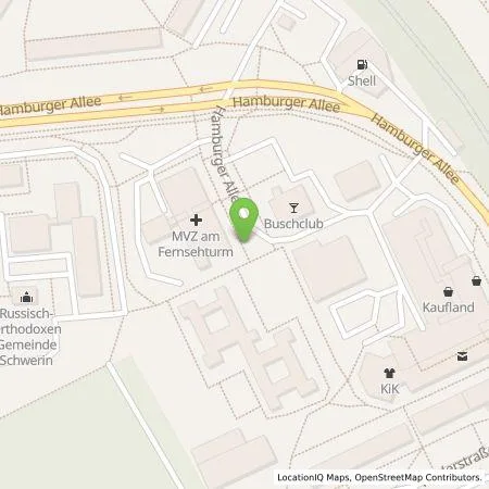 Standortübersicht der Tankstelle WEMAG AG in 19063 Schwerin