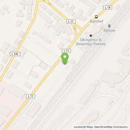 Standortübersicht der Tankstelle WEMAG AG in 18246 Bützow