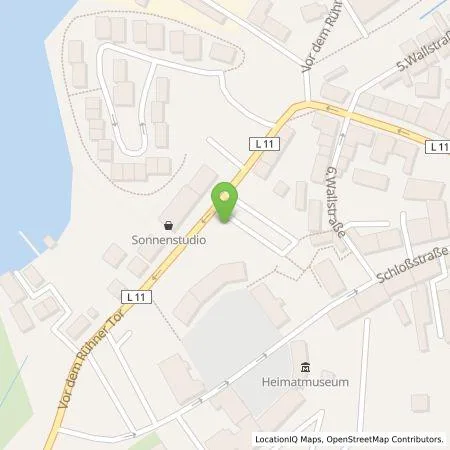 Standortübersicht der Tankstelle WEMAG AG in 18246 Bützow