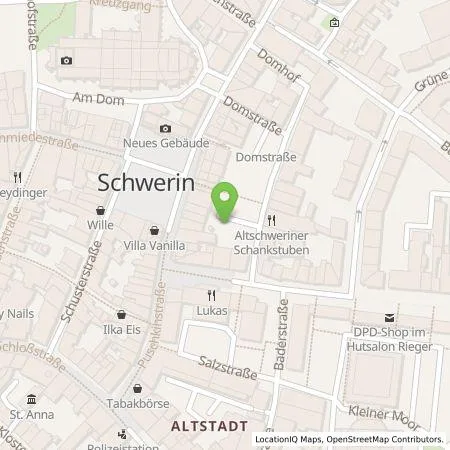 Standortübersicht der Tankstelle WEMAG AG in 19055 Schwerin