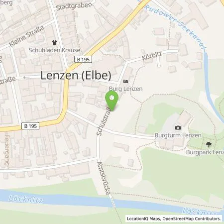 Standortübersicht der Tankstelle WEMAG AG in 19309 Lenzen (Elbe)