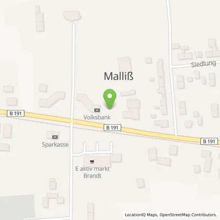 Standortübersicht der Tankstelle WEMAG AG in 19294 Malliß