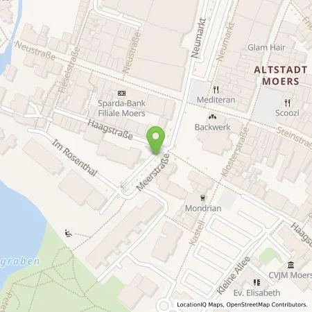 Standortübersicht der Tankstelle Enni Energie & Umwelt Niederrhein GmbH in 47441 Moers