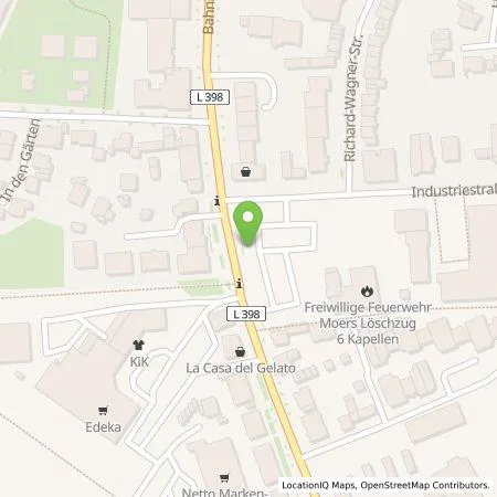 Standortübersicht der Tankstelle Enni Energie & Umwelt Niederrhein GmbH in 47447 Moers