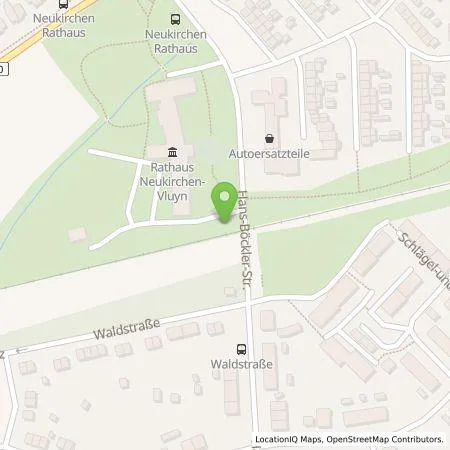 Standortübersicht der Tankstelle Enni Energie & Umwelt Niederrhein GmbH in 47506 Neukirchen-Vluyn