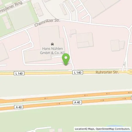 Standortübersicht der Tankstelle Enni Energie & Umwelt Niederrhein GmbH in 47441 Moers