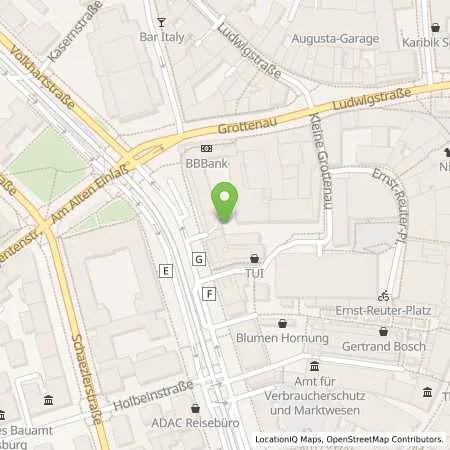 Standortübersicht der Tankstelle Stadtwerke Augsburg Energie GmbH in 86150 Augsburg