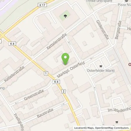 Standortübersicht der Tankstelle Energieversorgung Oberhausen AG in 46117 Oberhausen