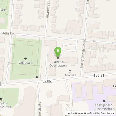 Standortübersicht der Tankstelle Energieversorgung Oberhausen AG in 46045 Oberhausen