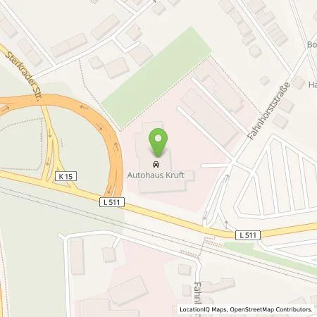 Standortübersicht der Tankstelle Energieversorgung Oberhausen AG in 46117 Oberhausen